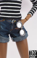 Integrity Chain Reaction Ginger Black and White Round Glasses