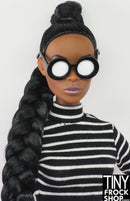 Integrity Chain Reaction Ginger Black and White Round Glasses