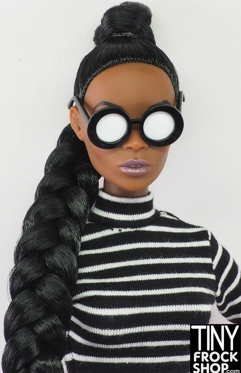 Integrity Chain Reaction Ginger Black and White Round Glasses