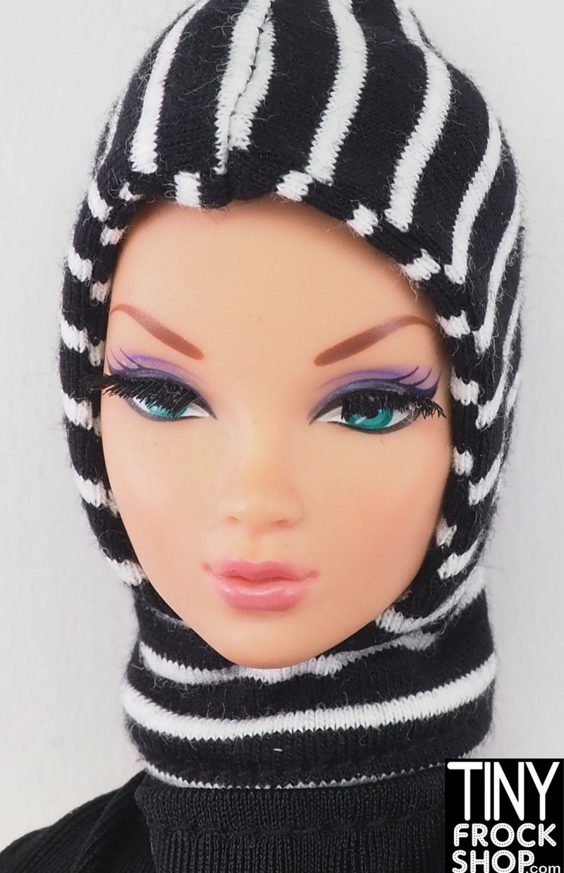 Integrity Chain Reaction Ginger Black and White Striped Hood