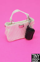 Integrity Chain of Command Natalia Fatale White Quilt Bag with Bag Charm