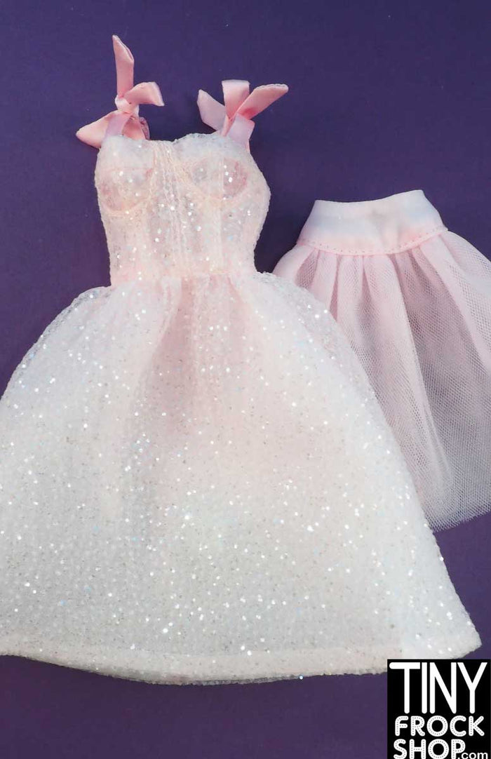 Tiny Frock Shop Integrity Cupcake Poppy Parker Sparkle Pink Dress