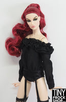 Integrity Disclosure Monogram Body Suit, Garters and Stocking Set