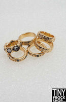 Integrity Divining Beauty Adele Makeda Gold 6 Bracelet Set