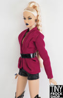 Integrity Electric Enthusiasm Dominique Raspberry Jacket and Belt