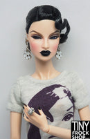 Integrity FR Legendary Con Social Behavior Floral Earrings and Pearl Ring Set