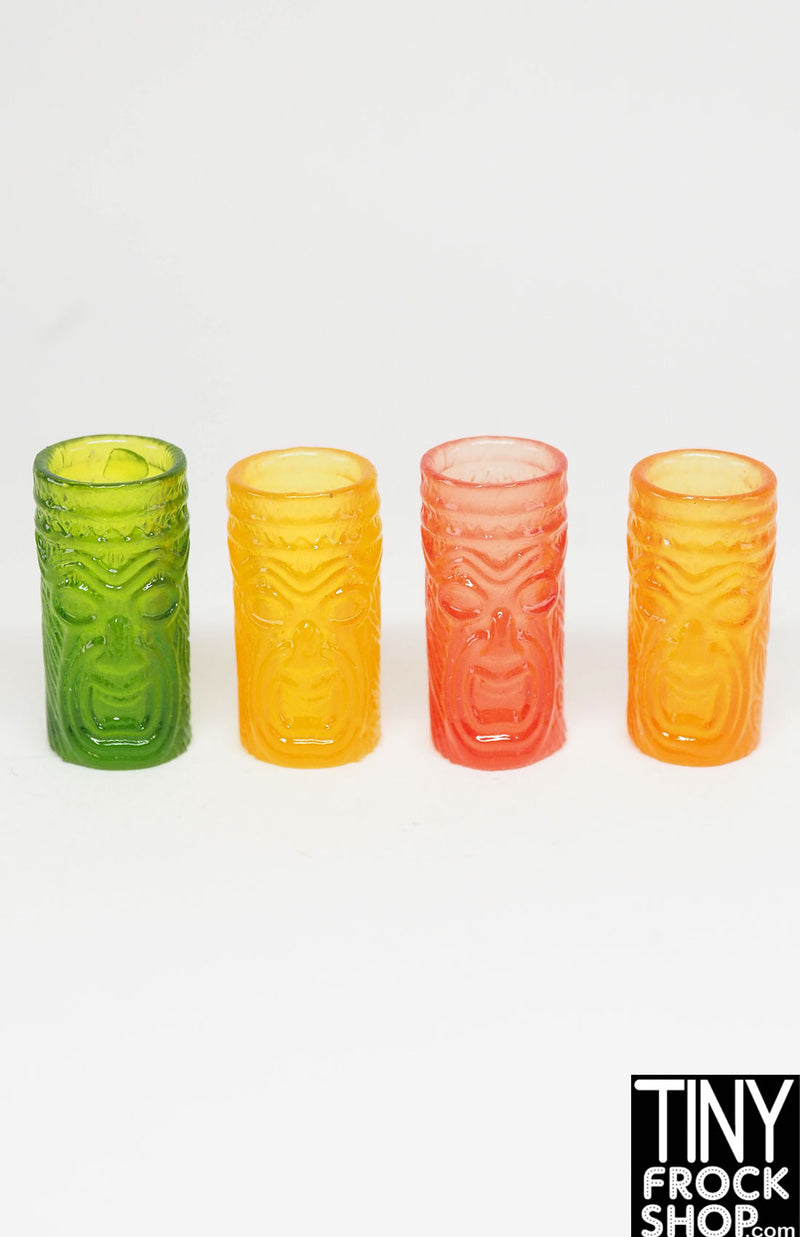 Integrity Flamingo Royalty Luxury Wear Tiki Cups Set of 4