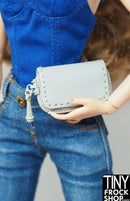 Integrity Grey Zipper Clutch Bag