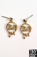 Integrity Keeki Adeeze Serving Cake Gold Hoop Earrings