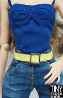 Integrity Lemon Patent Vinyl Belt