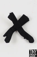 Integrity Long Knit Black Evening Gloves