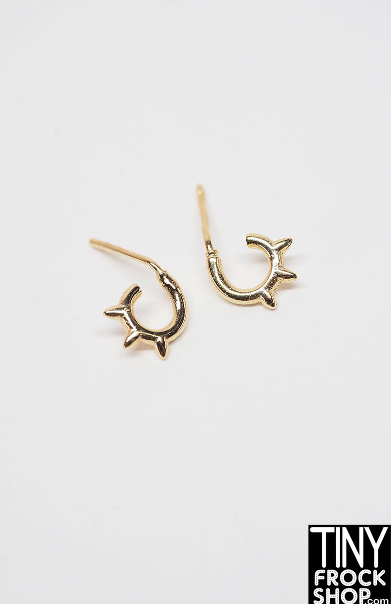 Integrity My Allure Karolin Spiked Gold Earrings