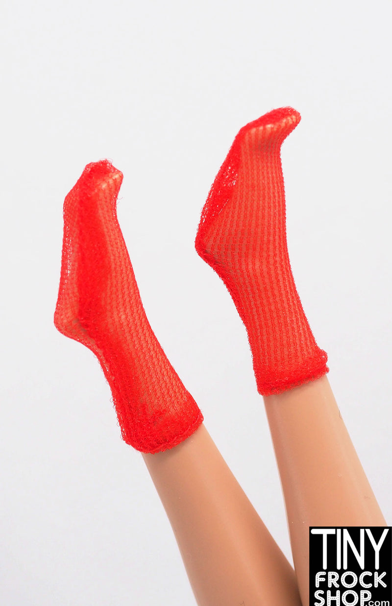 Integrity Nippon Origami Girl Misaki Red Nylon Socks