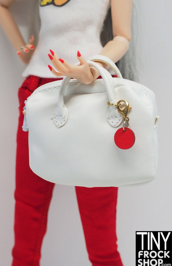 Integrity Nippon Origami Girl Misaki White Handbag with Red Charm