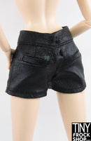 Integrity Nippon Party Queen Amelie Black Pleather Shorts - Tiny Frock Shop