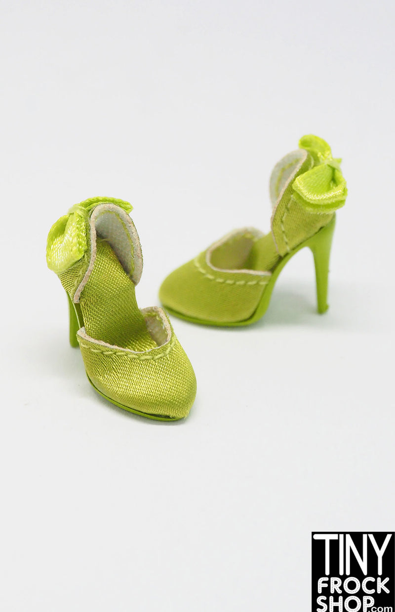 Integrity Obsession Con Style Lab Poppy Parker Green Bow Heels