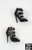 Integrity 2015 Perfect Reign Tatyana Black Strappy Heels - Tiny Frock Shop