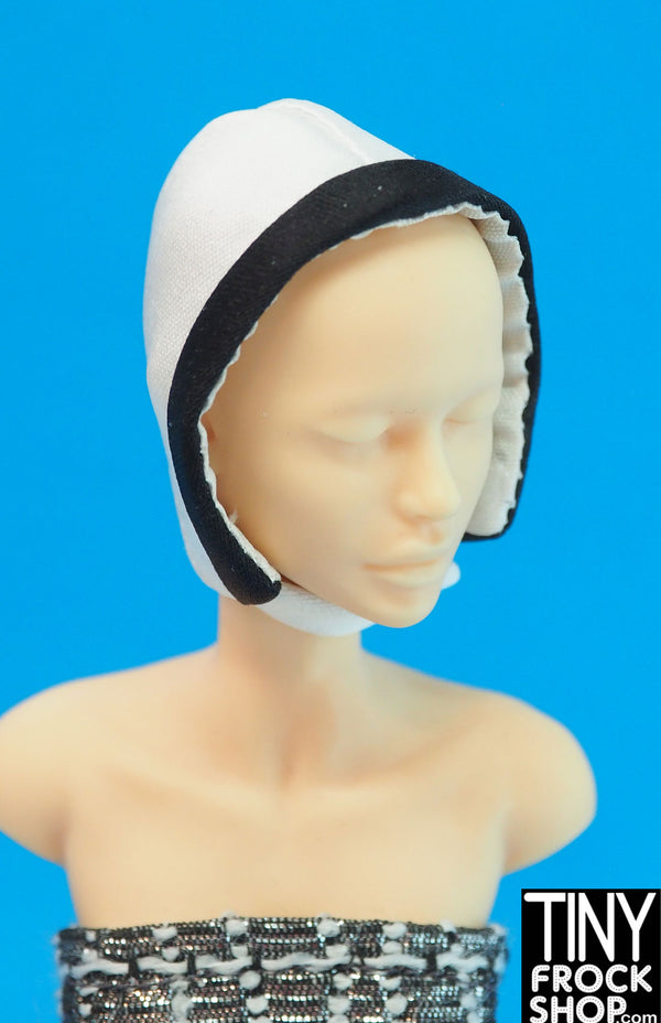 Integrity Poppy Parker 2012 She's Not There White Satin Mod Hat