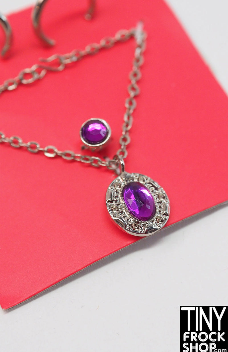 Integrity Poppy Parker 2014 Dark Moon Purple Jewelry Set