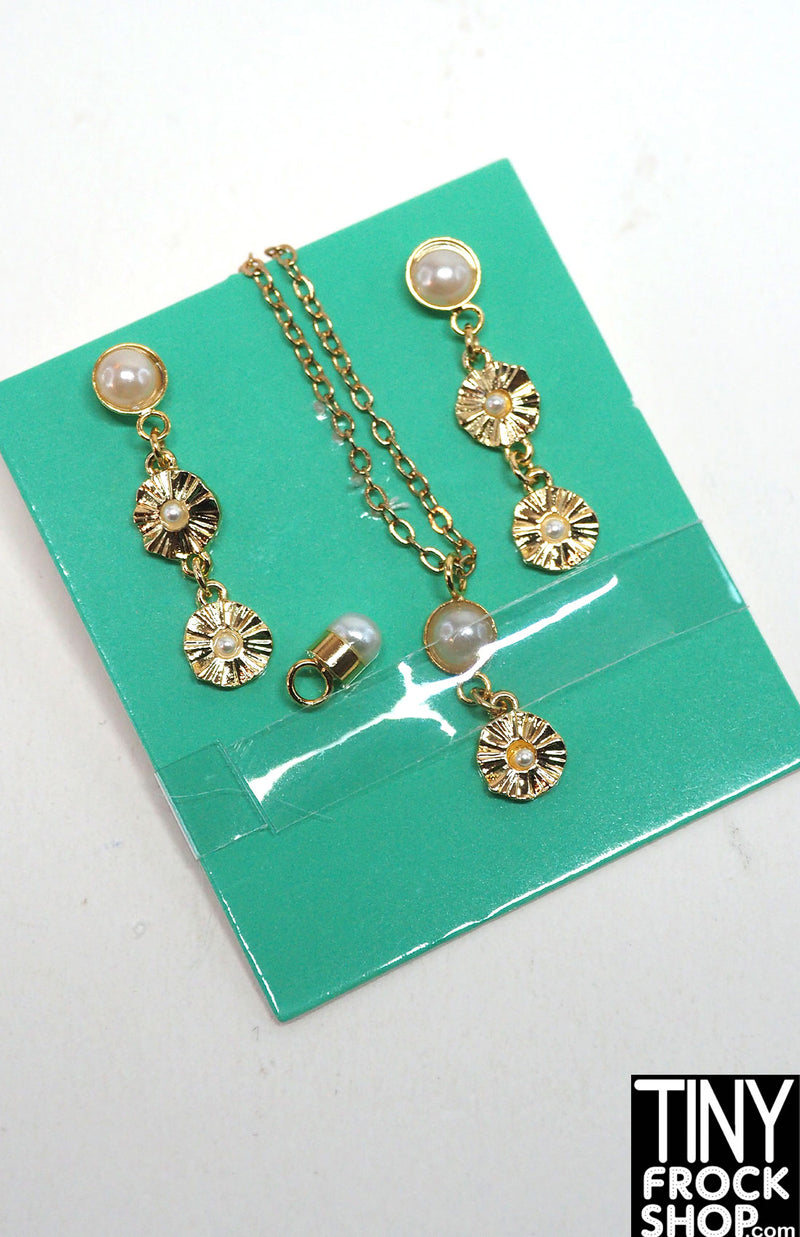 Integrity Poppy Parker Golden Glow Pearl and Gold Jewelry Set