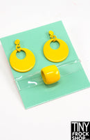 Integrity Poppy Parker Perfectly Palm Springs Yellow Earrings & Bracelet Set