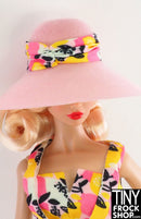 Integrity Poppy Parker Pink Lemonade Pink Flocked Sunhat