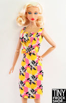 Integrity Poppy Parker Pink Lemonade Print Sheath Dress