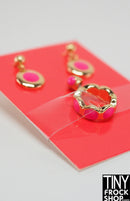 Integrity Pretty Pink Poppy Enamel Pink and Gold Jewelry Set