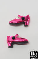 Integrity Pretty Pink Poppy Metallic Pink Low Heel Maryjane