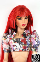 Integrity Shut It Down Liu Liu Ling Cropped Letter Print Top