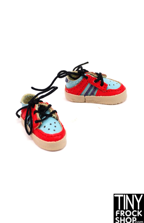 Integrity Shut It Down Liu Liu Ling Red and Blue Sneakers