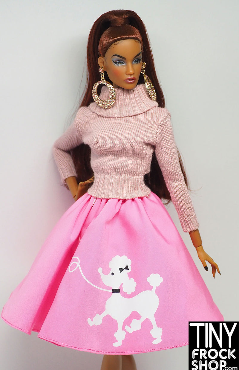 Integrity Sugar and Spice Poppy Parker Pink Poodle Skirt with Crinoline