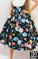 Integrity Summer Rose Eugenia Perrin Floral High Waisted Skirt