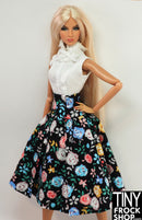 Integrity Summer Rose Eugenia Perrin Floral High Waisted Skirt