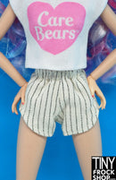 Integrity Varsity Alejandra Luna White and Black Stripes Boxer Shorts