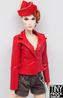 Integrity Vendetta Agnes Von Weiss Red Satin and Gold Hat