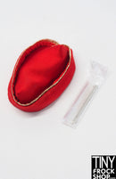 Integrity Vendetta Agnes Von Weiss Red Satin and Gold Hat