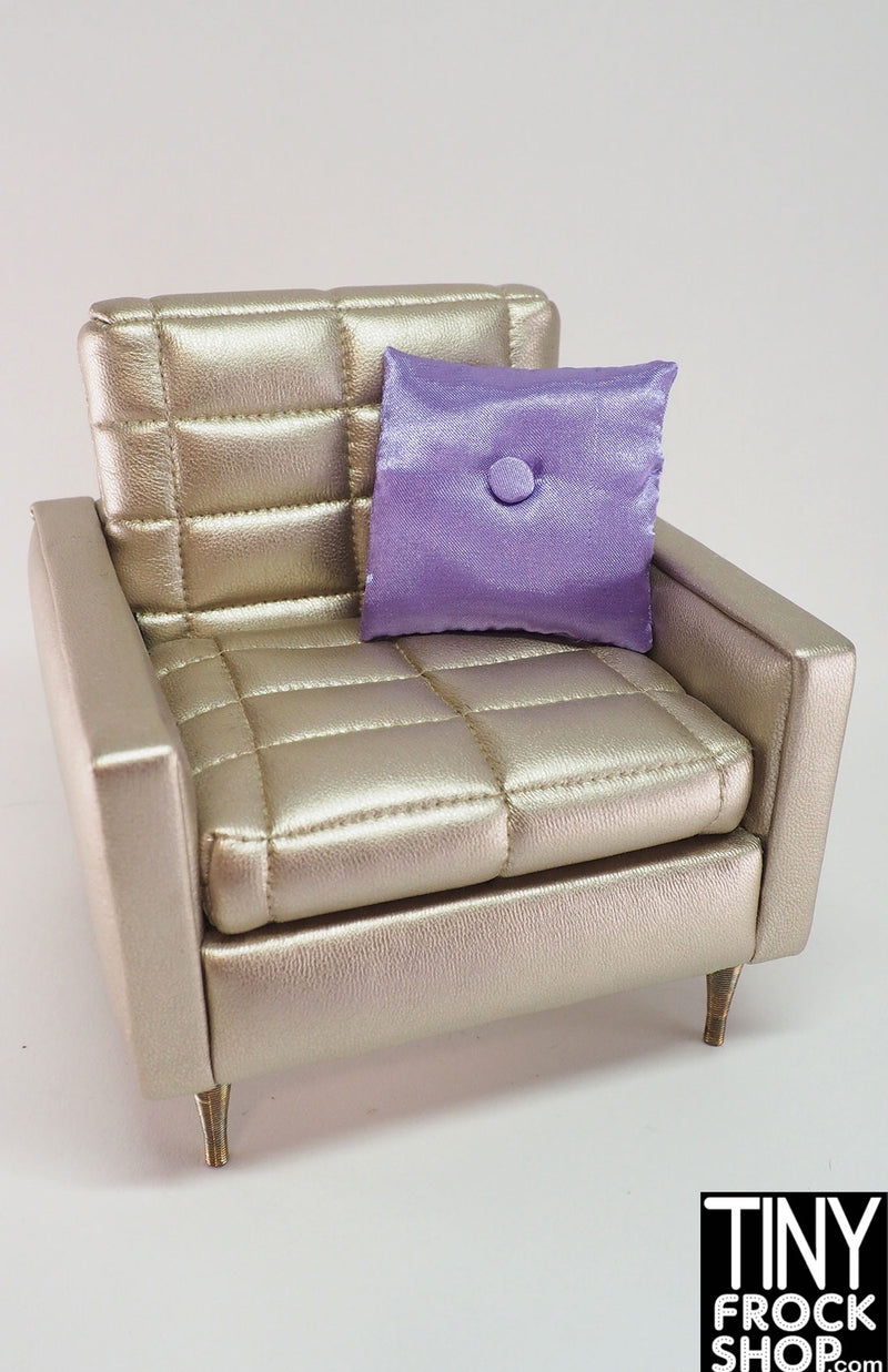 Integrity Victoire A La Maison Purple Satin Pillow - 2 Options