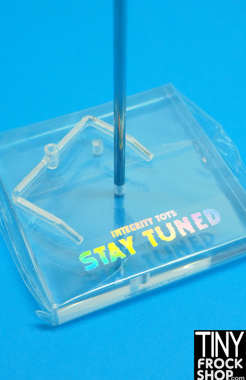 Integrity Hologram Clear Stay Tuned Stand