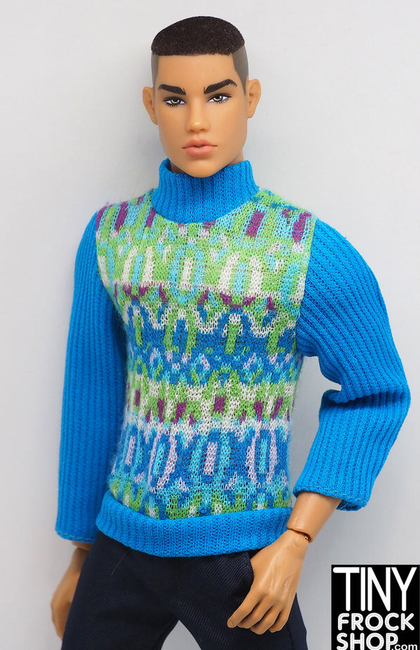 Ken® Vintage 1977 Best Buy 9701 Turquoise Sweater