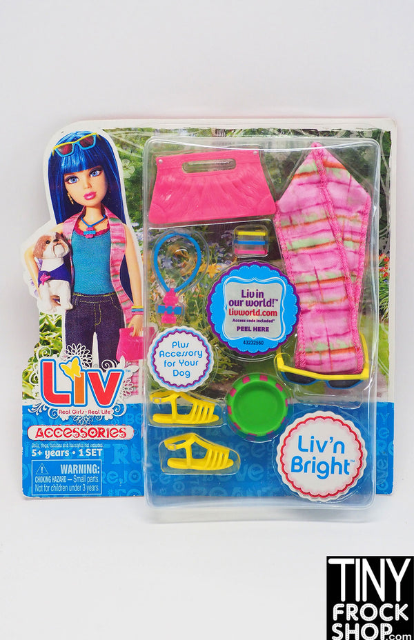Liv Spin Master Liv Doll Liv N Bright Accessories Set NRFB