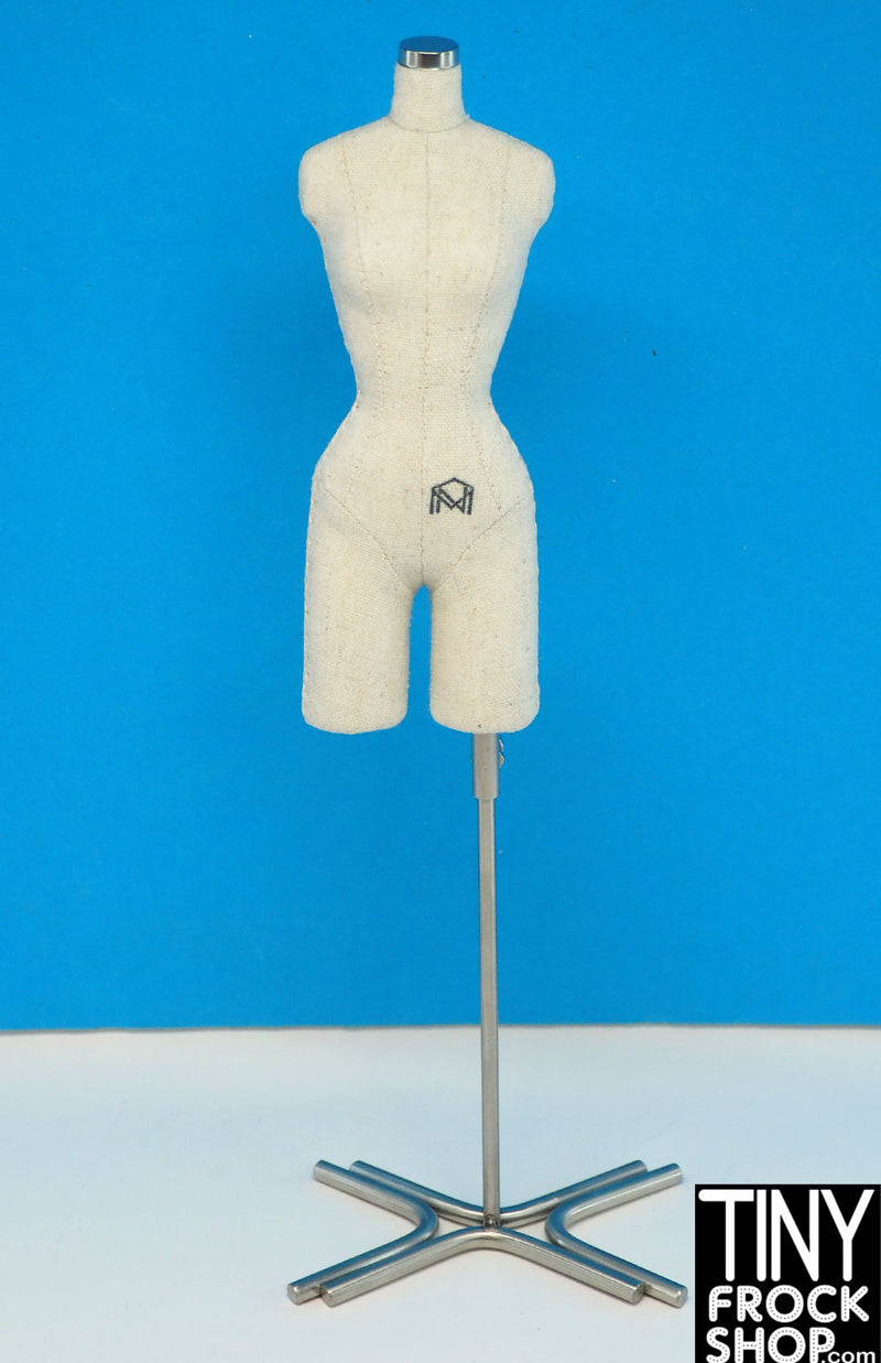 Tiny Frock Shop 12" NuFace Size Dress or Leg Form Mannequin by Mini's House Tiny Frock Shop 12" NuFace Size Dress or Leg Form Mannequin by Mini's House