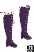 Integrity Poppy Parker Ultra Violet Purple Suede Boots