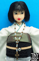 Sekiguchi Petworks 10.5 Tall Pvc Momoko Snow White Dressed  Doll