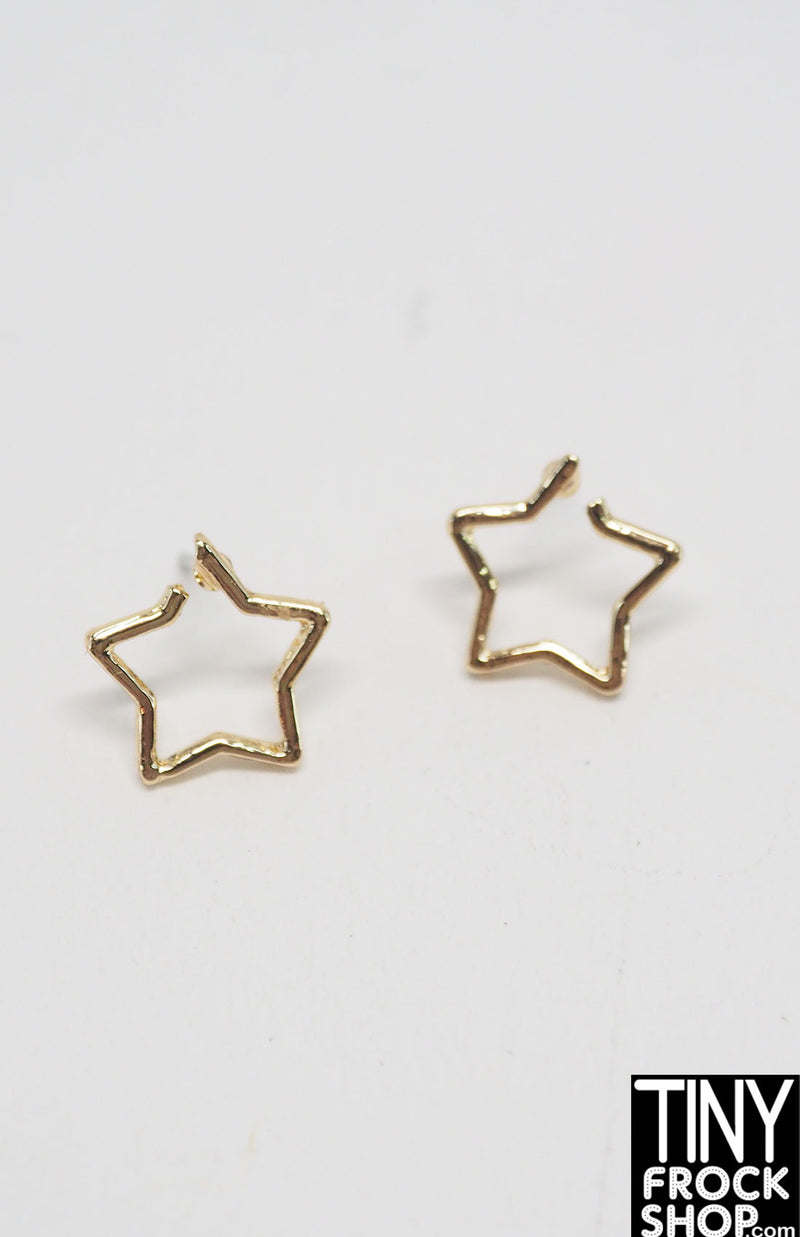 Integrity Mischievious Keeki Adeeze Gold Star Earrings