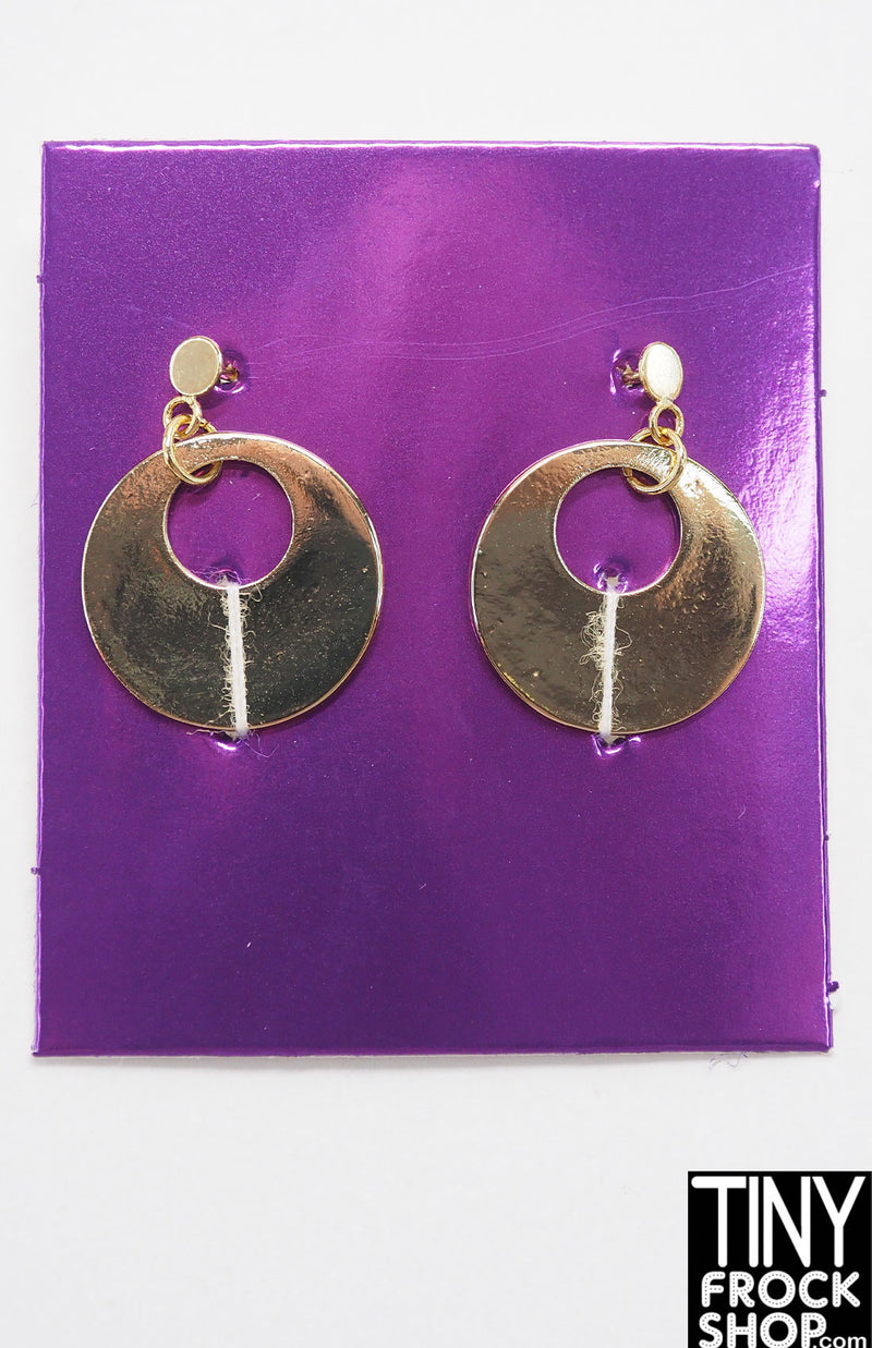 Integrity Fierce Zuri Okoty Gold Metal Circle Earrings