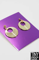 Integrity Fierce Zuri Okoty Gold Metal Circle Earrings