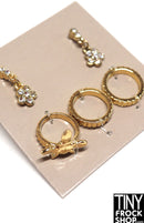 Integrity FR 2011 Vanessa Monaco Royale Gold Bracelet and Earring Set