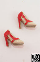 Integrity 2013 Kesenia Valentinova Ambitious Beige and Red Heels - Tiny Frock Shop