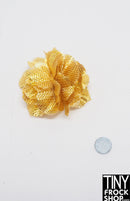 Integrity Carry On Janay Gold Metallic Flower Brooch